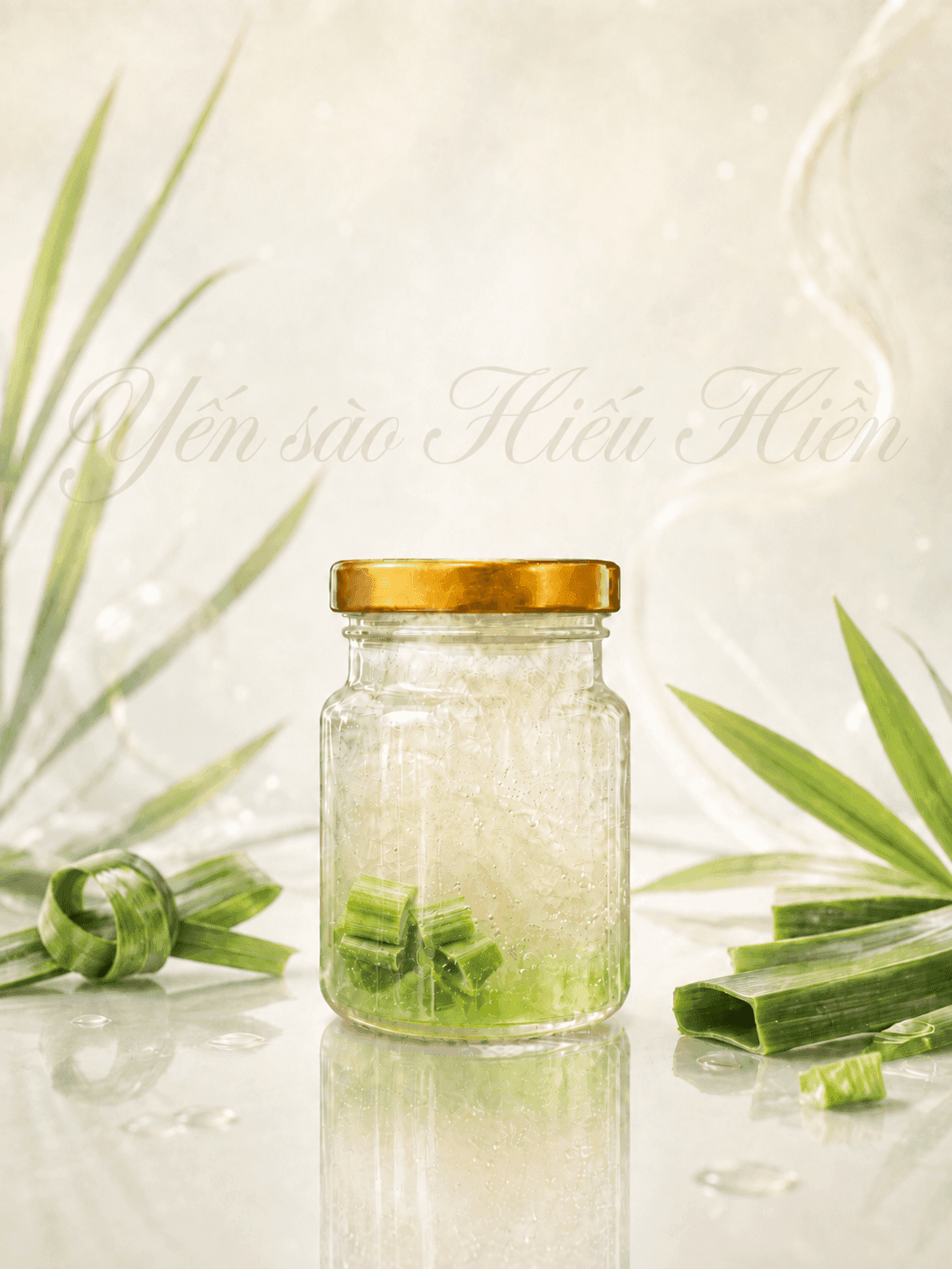 Yến chưng tươi lá dứa